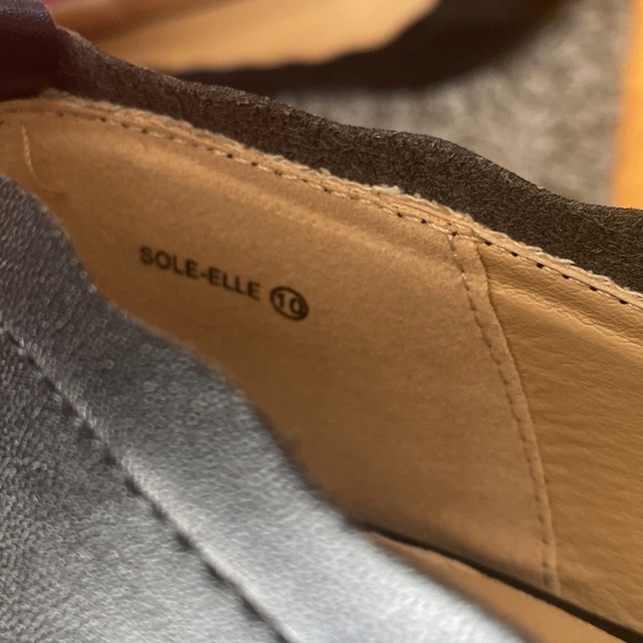 DREAM PAIRS SOLE_ELLE BLACK Low Heel Flat Shoes Soft Lining Slip On Size 10 - Picture 6 of 12